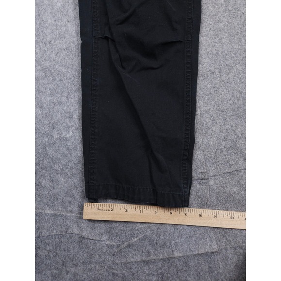 Alpha Industries Cargo Pants Men's 30 (FITS 30 x 29) Black Drawstring Ankle - Picture 10 of 11